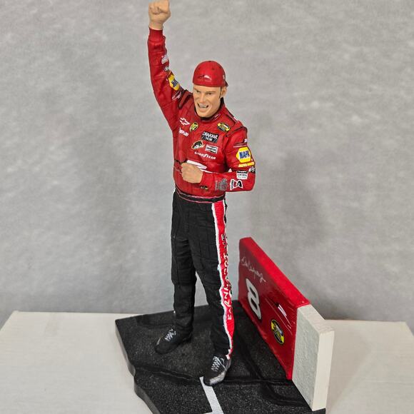 JR Nation Motorsports Dale Jr #8 Action Figure with Raised Fist Nascar 2003 - Picture 2 of 7